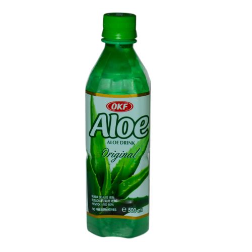 OKF STANDARD ALOE ORIGINAL DRINK 500ML (BULK DEAL, BUY 1 CARTON OR MORE FOR GH¢320 @ GH¢16 PER 1 PIECE)