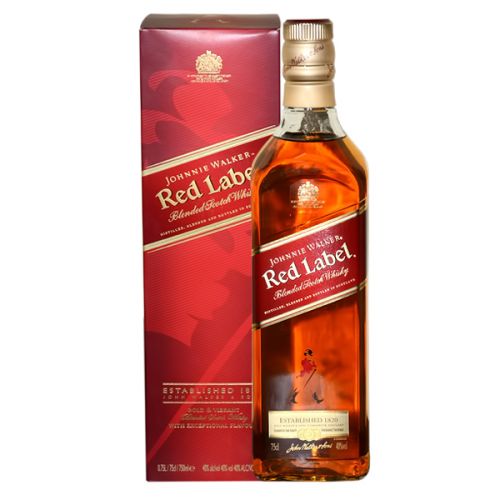 JOHNNIE WALKER RED LABEL WHISKY 40% 750ML