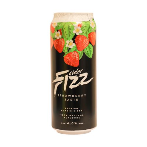 FIZZ STRAWBERRY CIDER ALCOHOLIC DRINK 4.0% 500ML