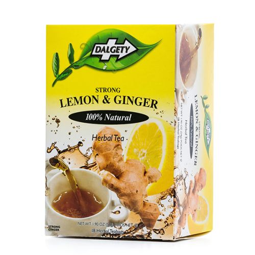 DALGETY LEMON & GINGER TEA 54G