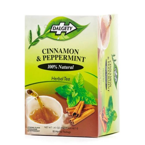 DALGETY CINNAMON & PEPPERMINT HERBAL TEA 40G