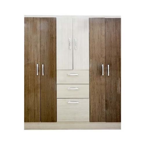 WOODEN WARDROBE  6 DOORS  3 DRAWERS