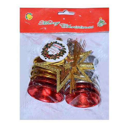 CHRISTMAS BELL WITH STAR 12+1 PCS