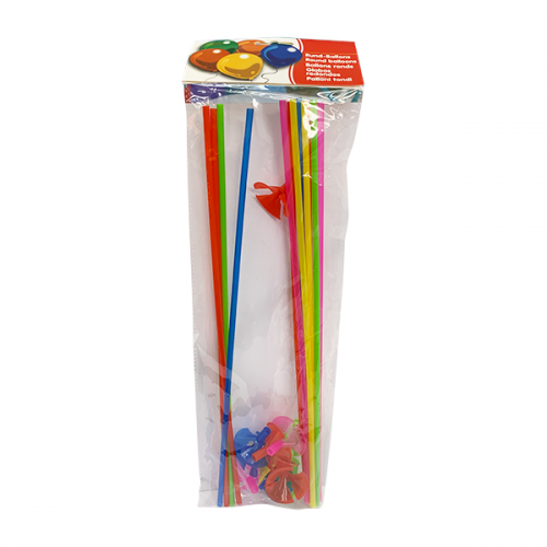 BALLOON STICK SET 12PCS