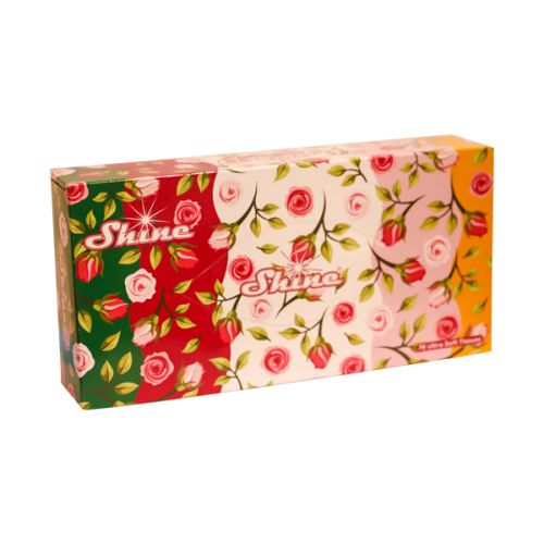 SHINE FACIAL TISSUE MEDIUM (76PIECES)