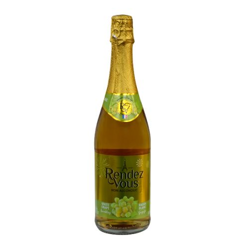 RENDEZ VOUS NON-ALCOHOLIC SPARKLING WINE WHITE GRAPE 750ML