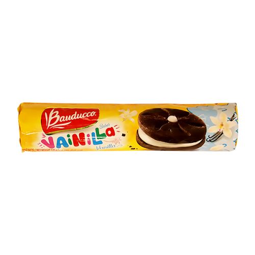 BAUDUCCO COOKIE WTH VANILLA FLAVORED FILLING 125G