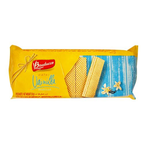 BAUDUCCO WAFER WTH VANILLA NATURAL FLAVOR FILLING 30G 