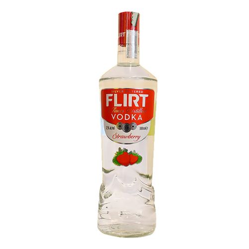 FLIRT PURE DISTILLED VODKA STRAWBERRY 37.5% 1L