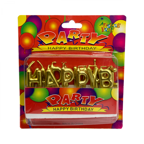 BIRTHDAY CANDLE GOLD
