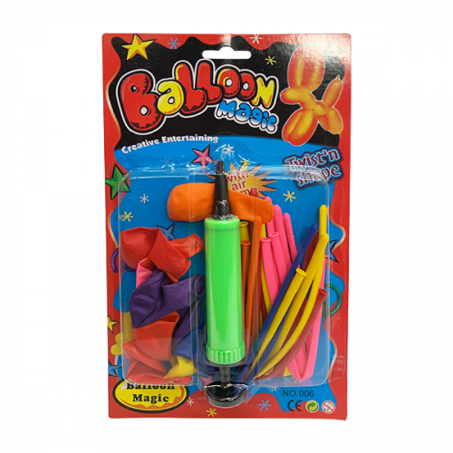 BALLOON SET 20PCS WITH PUMP