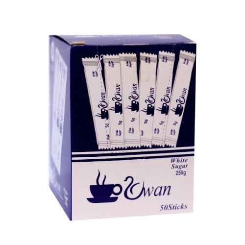 SWAN WHITE SUGAR STICKS 250G