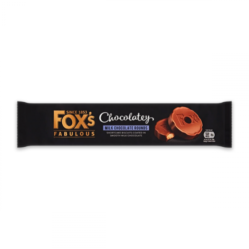 FOX-S CHOCOLATEY MILK CHOCOLATE ROUNDS 130G