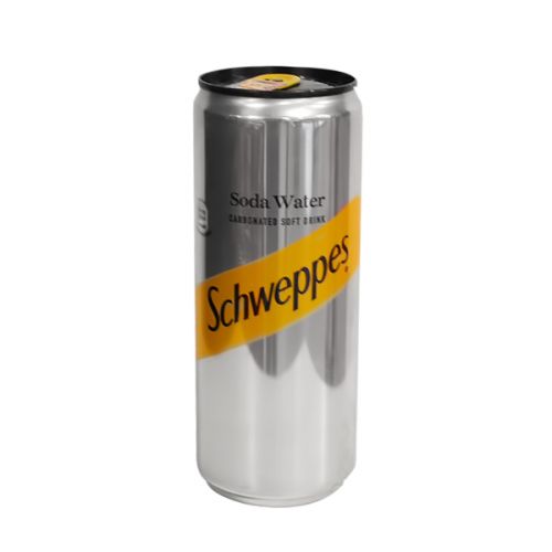 SCHWEPPES SODA WATER CAN 330ML