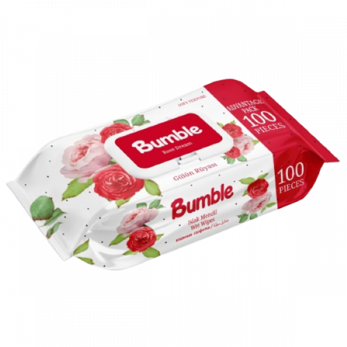 BUMBLE BABY WET WIPES ROSE DREAM 100PCS