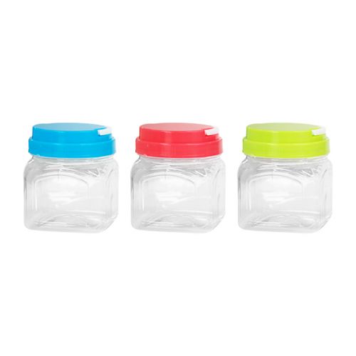 CENTURY JAR WITH LID SQUARE 500ML