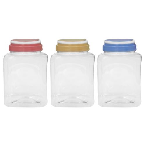 JAR WITH LID SQUARE CENTURY 1500ML