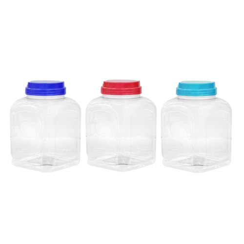 CENTURY JAR WITH LID SQUARE 2000ML