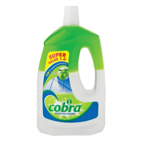 COBRA ACTIVE TILE CLEANER CRISP APPLE 1.5L