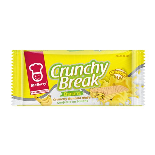 MCBERRY CRUNCHY BANANA WAFER 17G