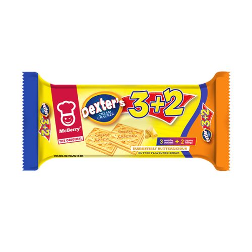MCBERRY DEXTERS 3+2 BUTTER CREAM CRACKERS 30G