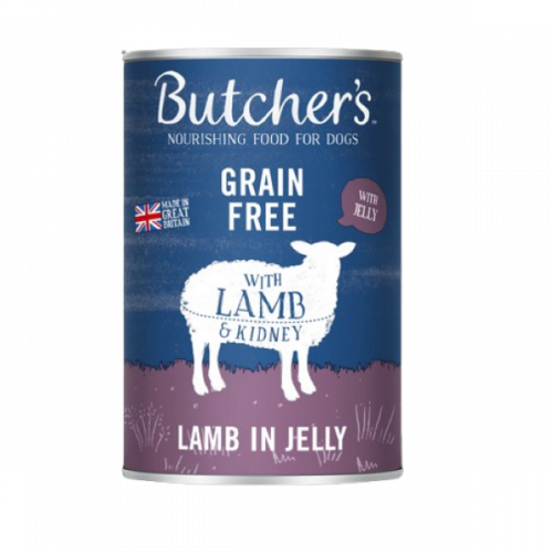 BUTCHER'S LAMB IN JELLY DOG FOOD 400G