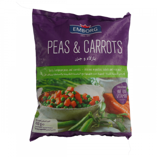 EMBORG PEAS & CARROTS 450G 