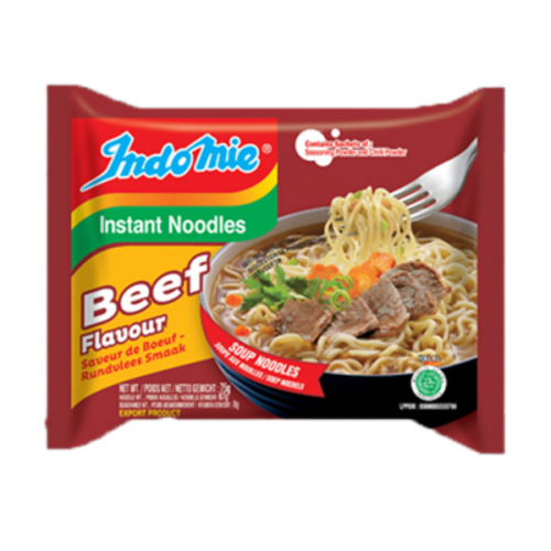 INDOMIE INSTANT NOODLES BEEF FLAVOR 70G 