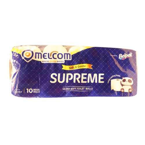 MELCOM SUPREME TOILET ROLL (10-ROLLS) 