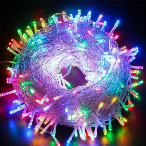 XMAS STRIPE LIGHT 10M 300 MULTI