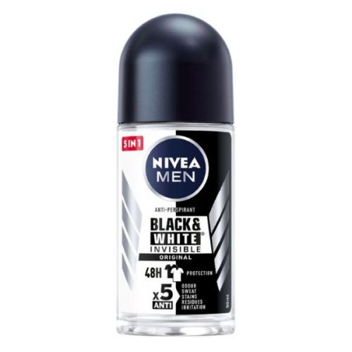 NIVEA ANTI-PERS. INV. BLK & WHT ROLL ON  50ML 