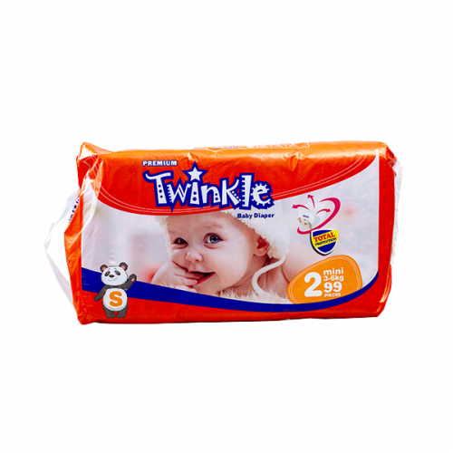 TWINKLE DIAPERS MINI N0.2 99-PIECES