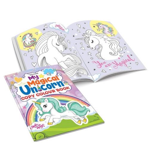 COLOUR & ACTVITY BOOK SERIES MY UNICORN 46X30X10CM