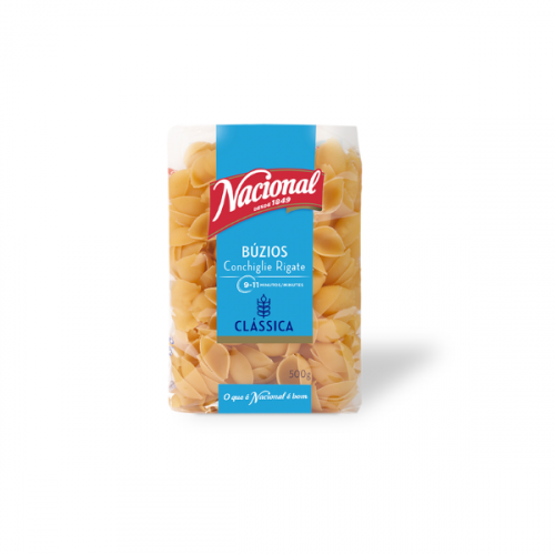 NACIONAL BUZIOS RIGATE PASTA 500G