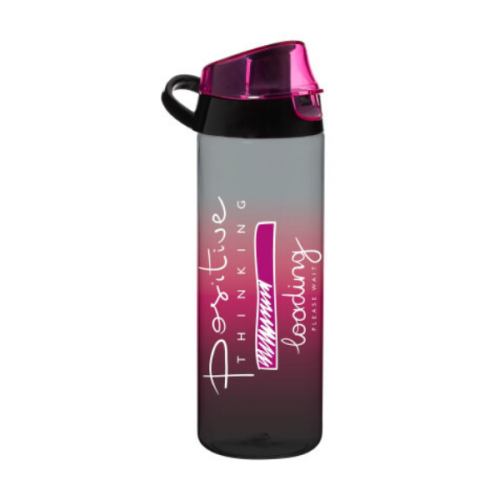 HEREVIN WATER BOTTLE PC POSITIVE THINKING 750ML PLASTIC 161506-095