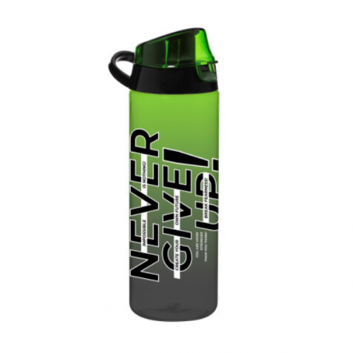 HEREVIN WATER BOTTLE NEVER GIVE UP 750ML PLASTIC 161506-093