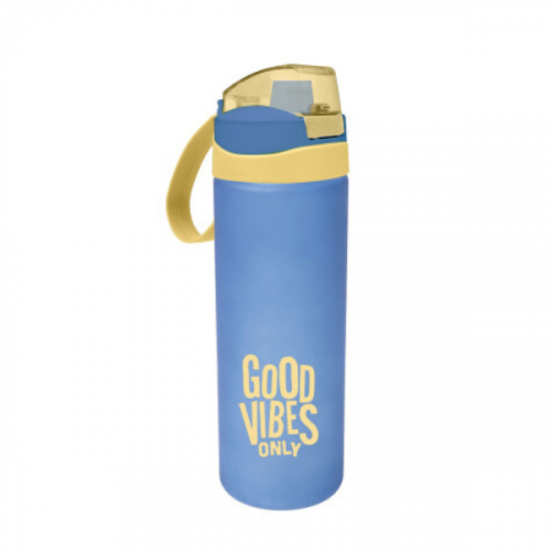 HEREVIN WATER BOTTLE PC GOOD VIBES ONLY 750ML STEEL 161670-087