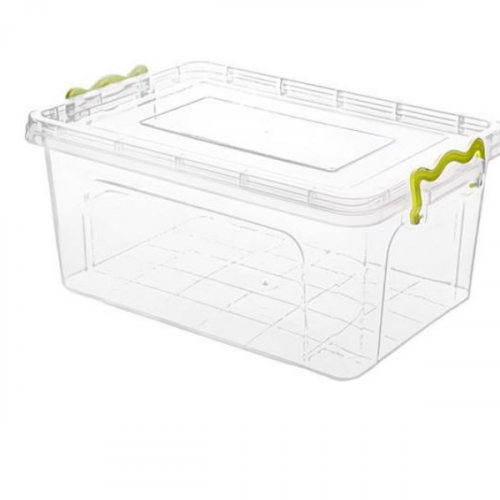 STORAGE BOX WITH LOCK WHITE  3L PLASTIC 645-00