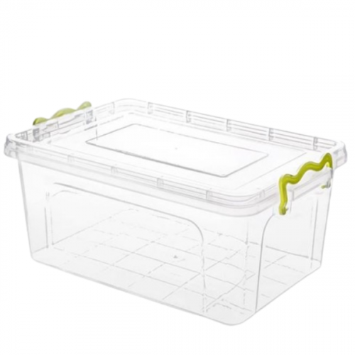 STORAGE BOX WITH LOCK WHITE 5L PLASTIC 646-00