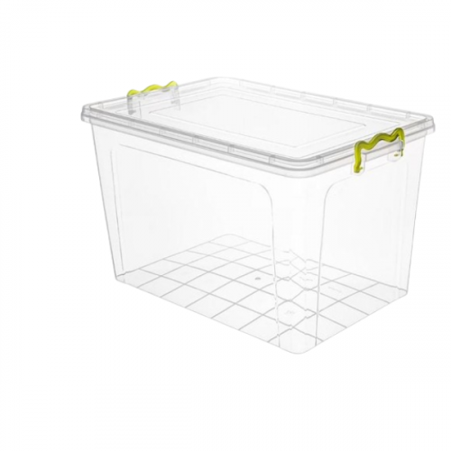 STORAGE BOX WITH LOCK WHITE 9.2L PLASTIC 647-00