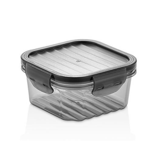 QLUX SAVER BOX AIRTIGHT GREY SMALL 400ML PLASTIC L-00861