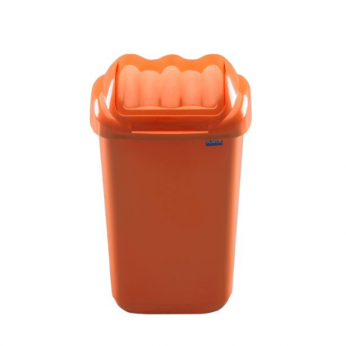 PLAFOR FALA BIN WITH LID ORANGE 30 LITERS PLASTIC 608-01