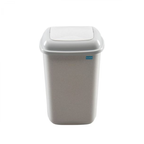 QUATRO BIN WITH LID GREY 45L PLASTIC 656-06