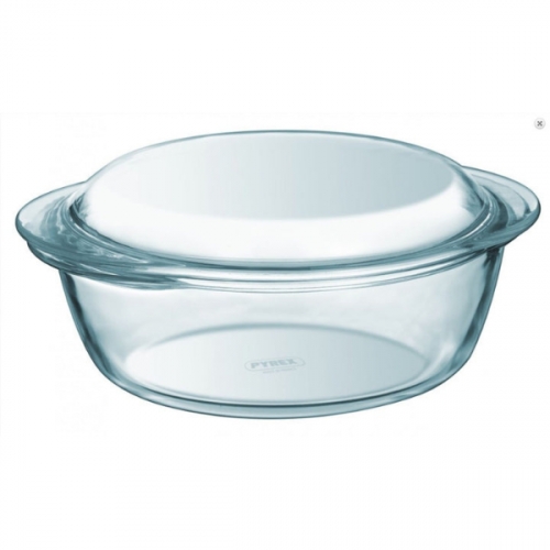 PYREX CASSEROLE ROUND GLASS 2.1L 204A000/7743