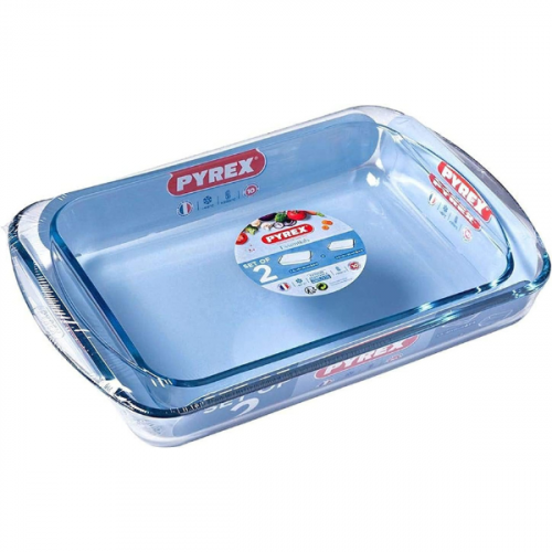 PYREX ROASTER RECTANGLE 2 PIECES SET 3L/4L 912S732/8044