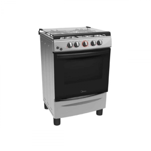 MIDEA GAS COOKER 5BURNER 80X60CM GRILL SILVER 30AMG5G027