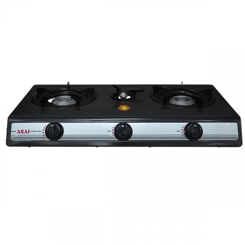 AKAI GAS STOVE 3 BURNERS TABLE TOP GC019A8302