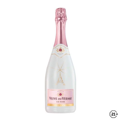 VEUVE DU VERNAY ICE ROSE SPARKLING WINE 11% 750ML