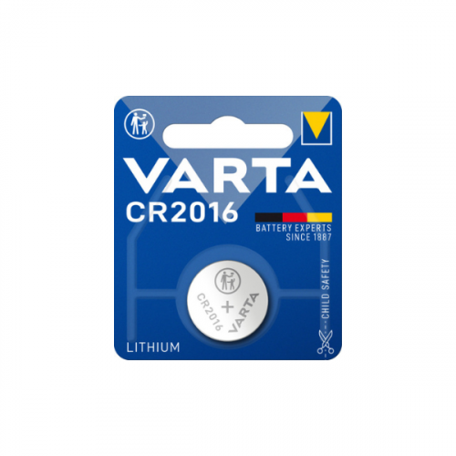 VARTA BATTERY LITHIUM CR2016 BLISTER 1
