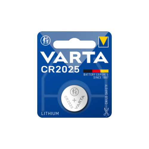 VARTA BATTERY LITHIUM CR2025 BLISTER 1